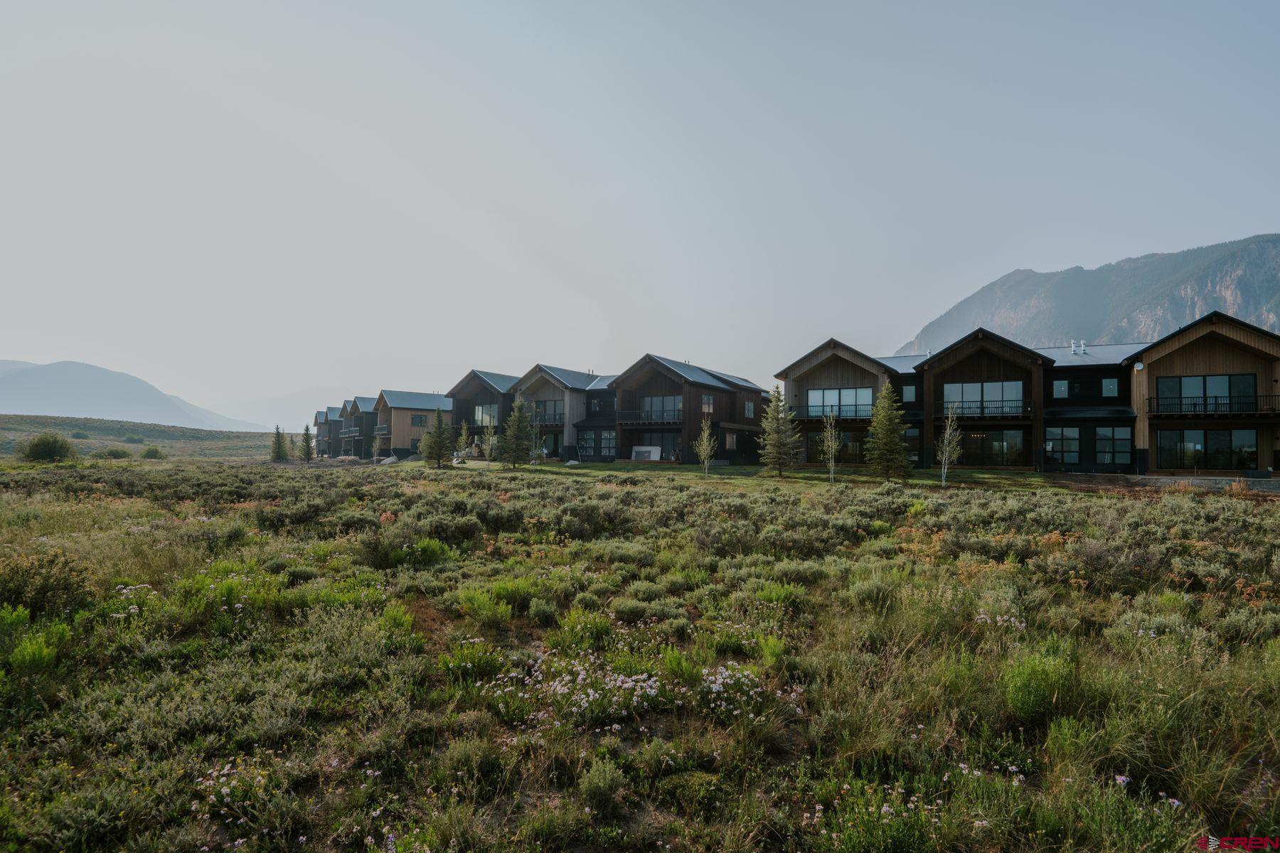 180 Elk Valley Road, Unit 116 Crested Butte, CO 81224 - Photo 26 of 26 a view of a house with a yard and sitting area