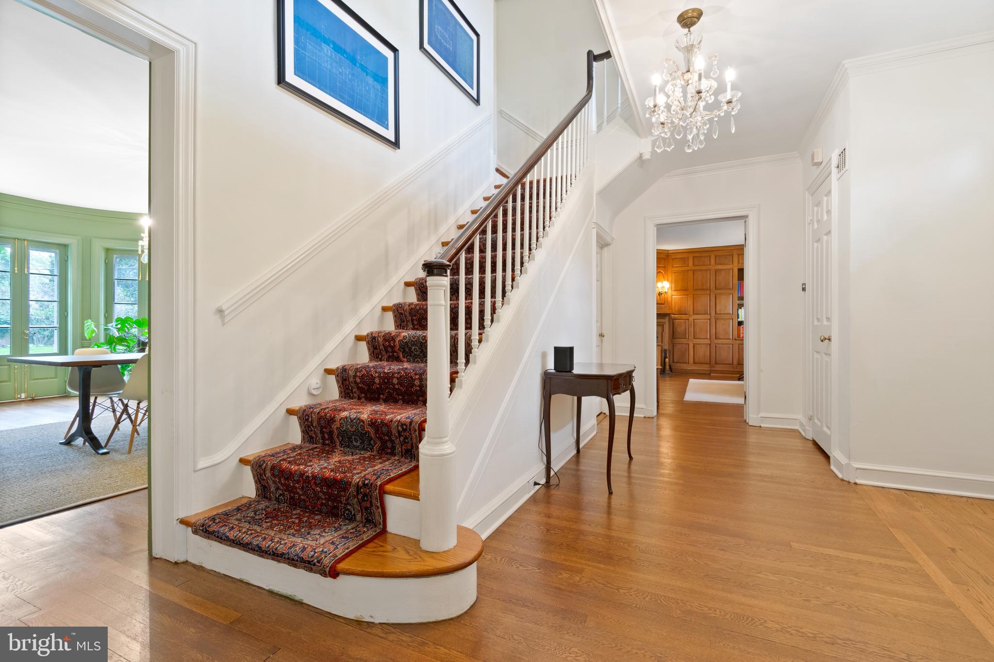 211 Lambeth Road Baltimore, MD 21218 - Photo 11 of 55 a view of entryway and hall with wooden floor