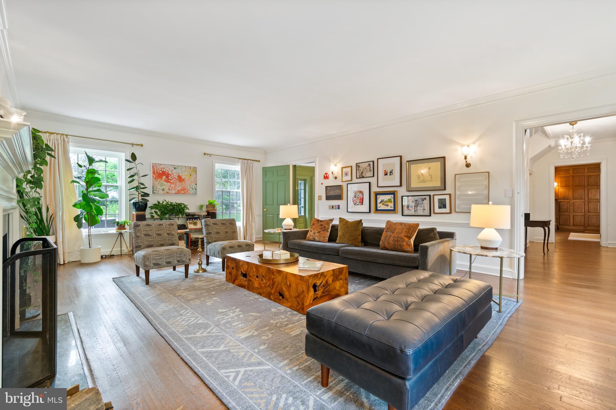 211 Lambeth Road Baltimore, MD 21218 - Photo 26 of 55 a living room with furniture and a large window