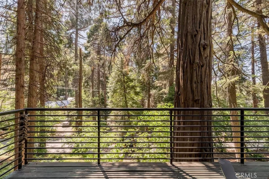911 Kuffel Canyon Road Lake Arrowhead, CA 92385 - Photo 11 of 23 a view of a balcony