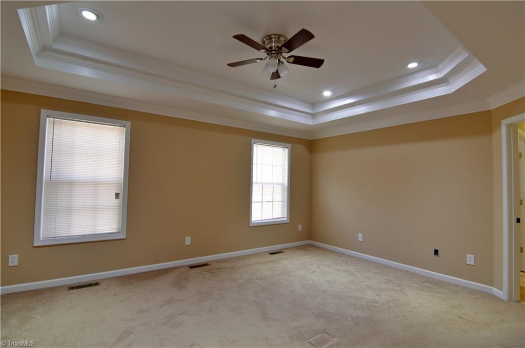 293 Winding Ridge Lane Lexington, NC 27292 - Photo 19 of 27 Large master bedroom with smooth ceilings and double trey