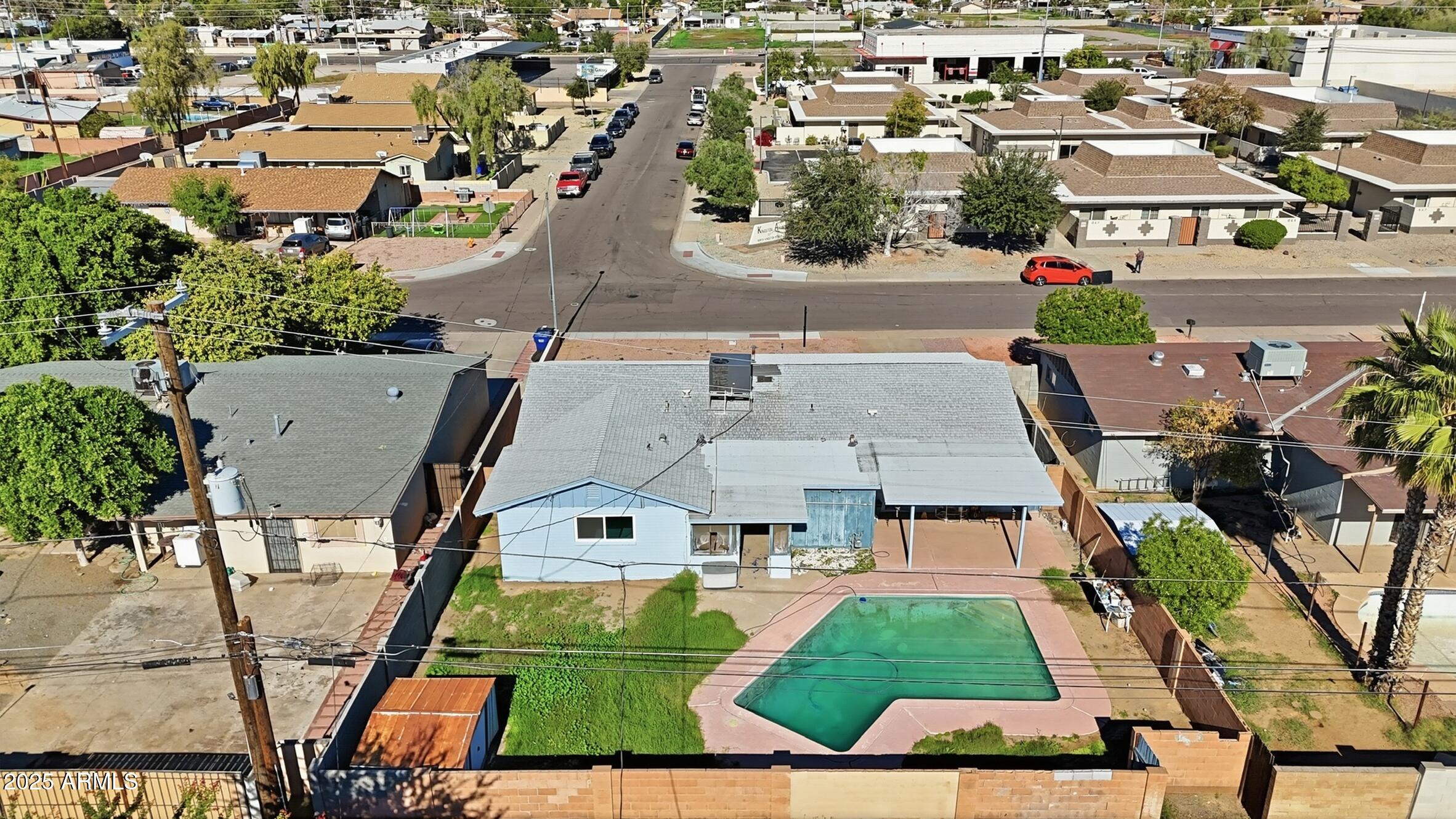 857 East Buffalo Street Chandler, AZ 85225 - Photo 43 of 46 an aerial view of residential houses with outdoor space and parking