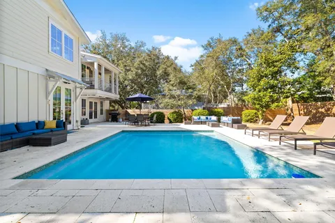 a bathroom with a shower and a toilet