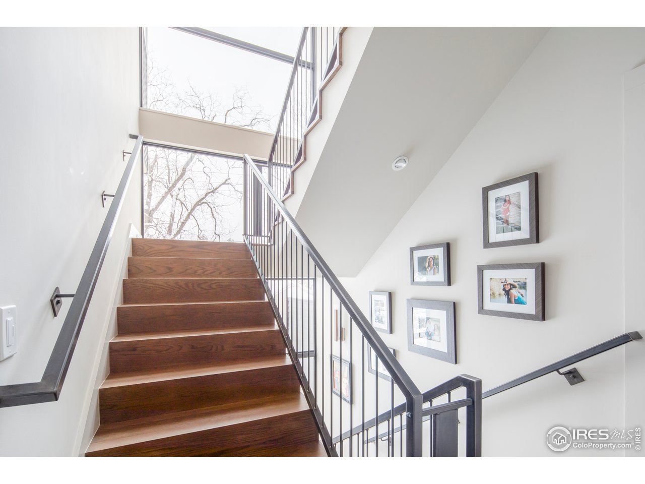 804 Euclid Avenue Boulder, CO 80302 - Photo 14 of 40 Central Stairs flooded with light