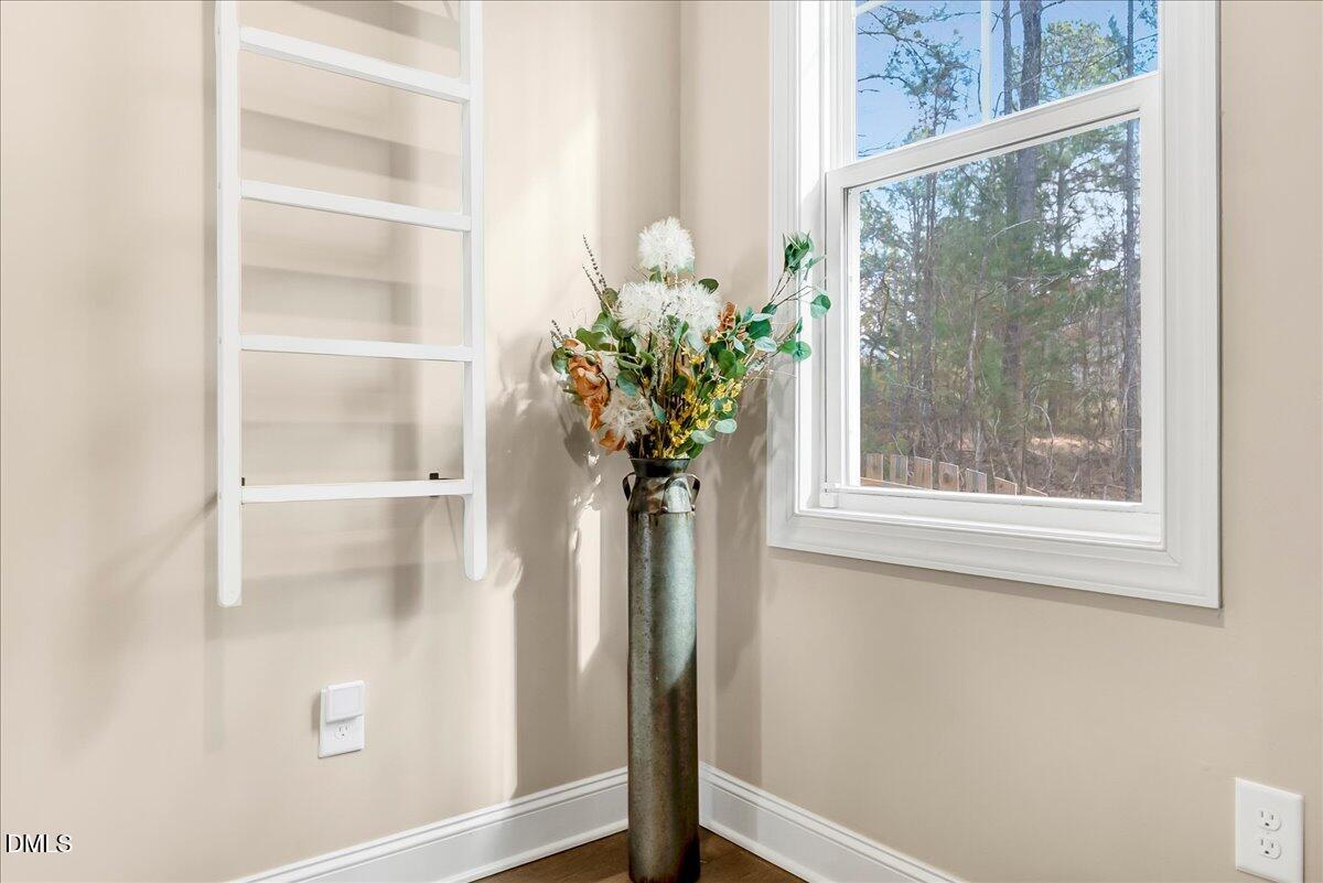 1208 Montgomery Road Franklinton, NC 27525 - Photo 34 of 62 a view of a small space with wooden floor and a potted plant
