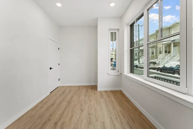 a view of wooden floor in a room