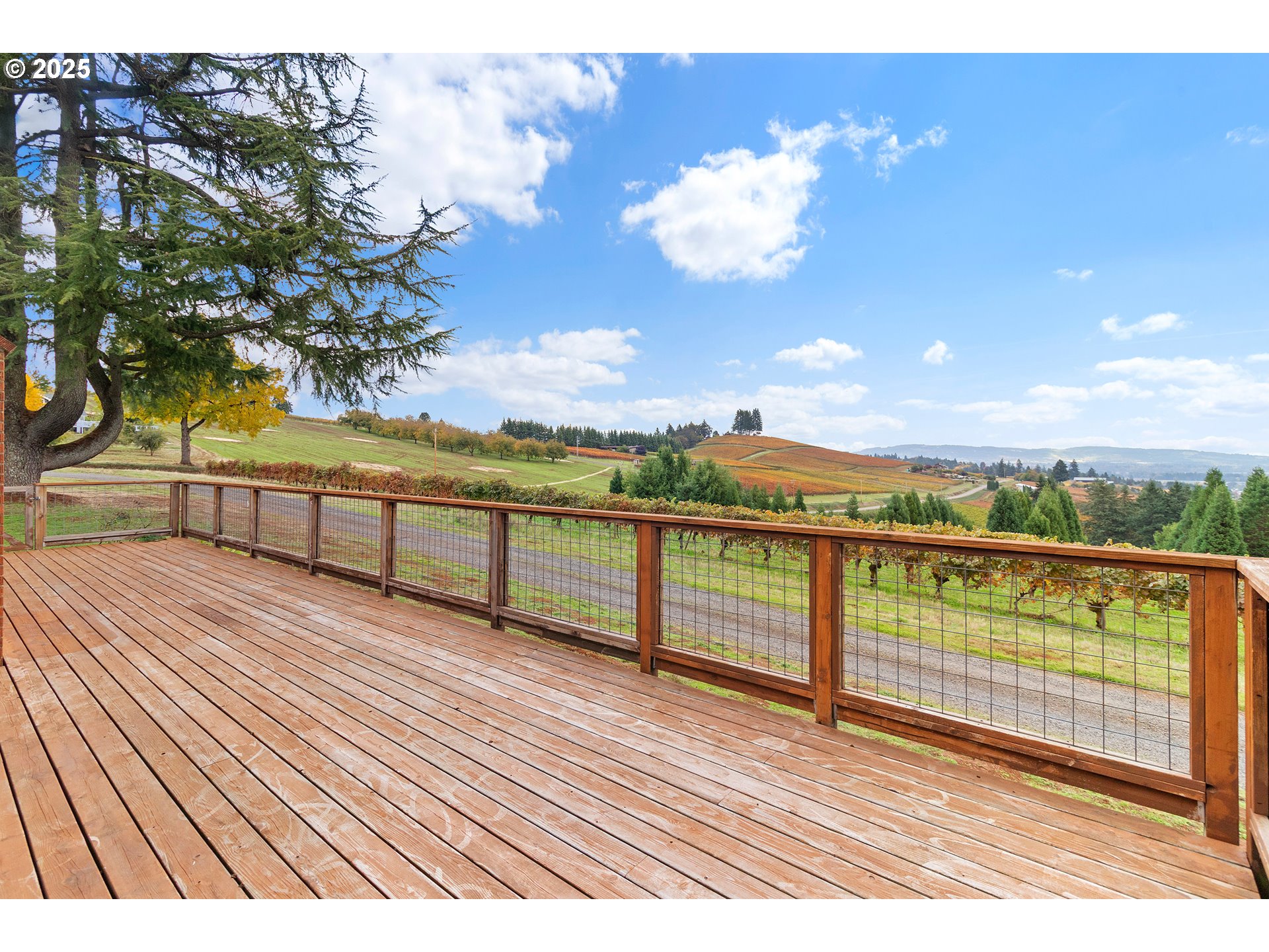 9325 Northeast Worden Hill Road Dundee, OR 97115 - Photo 34 of 48 a view of wooden floor with a lake view