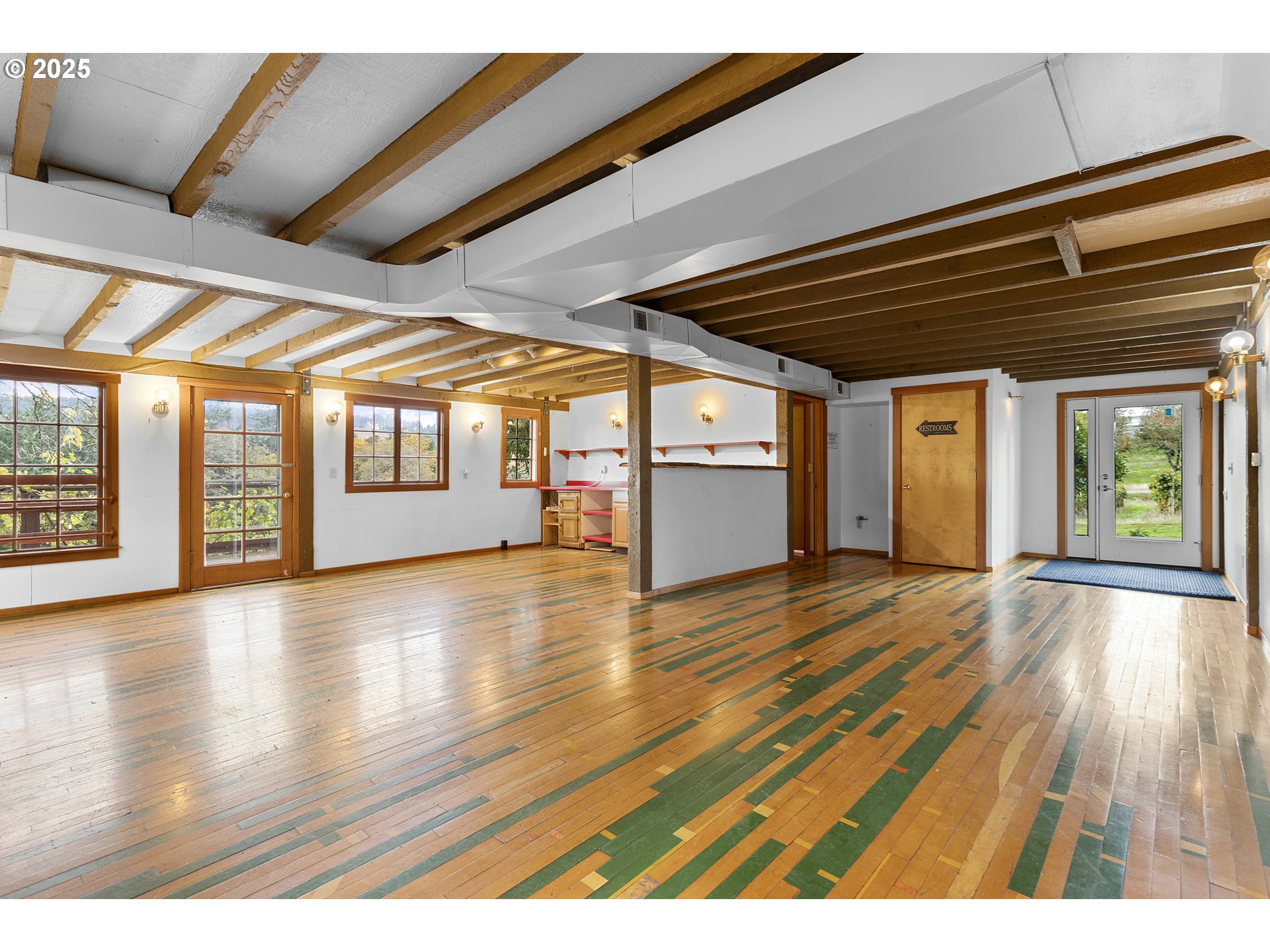 9325 Northeast Worden Hill Road Dundee, OR 97115 - Photo 39 of 48 a view interior of a house wooden floor and windows