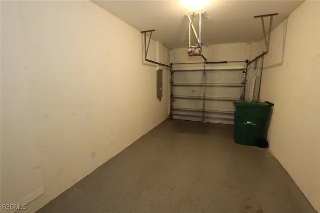 a view of storage and utility room with racks on the wall