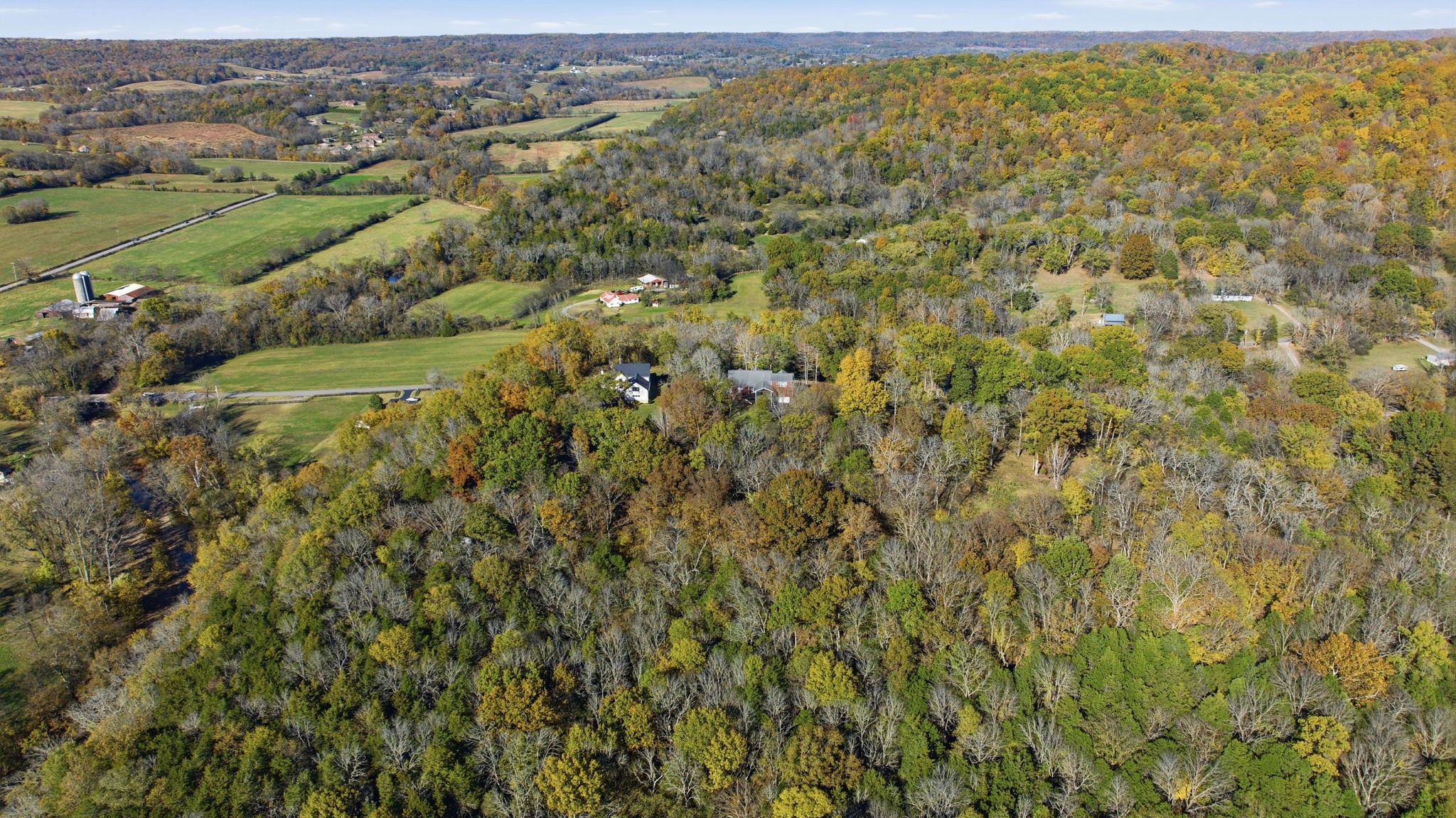 663 Cummings Lane Cottontown, TN 37048 - Photo 37 of 41 an aerial view of residential houses with outdoor space and trees