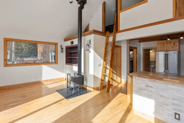 a very nice looking room with a large window