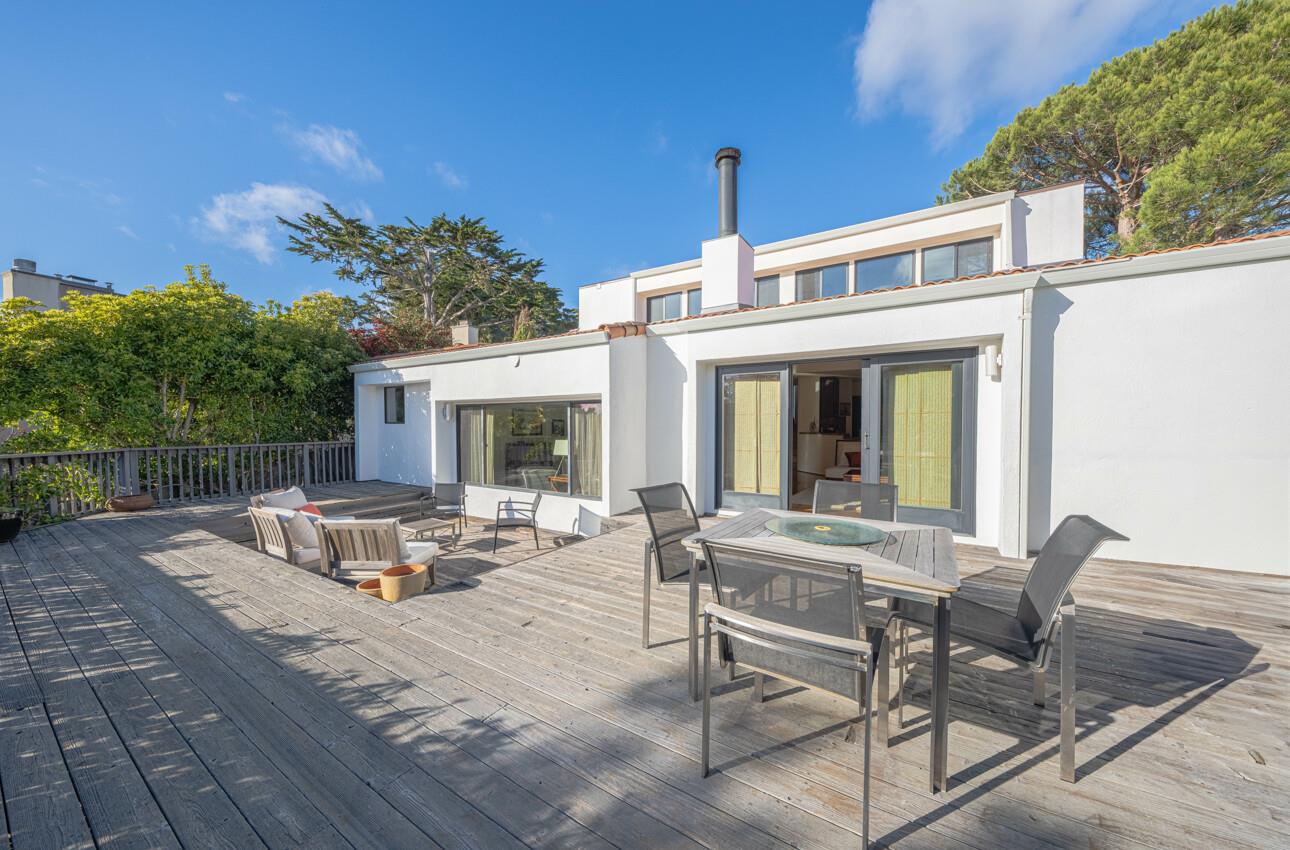 3472 Lazarro Drive Carmel, CA 93923 - Photo 32 of 35 a view of a house with backyard sitting area