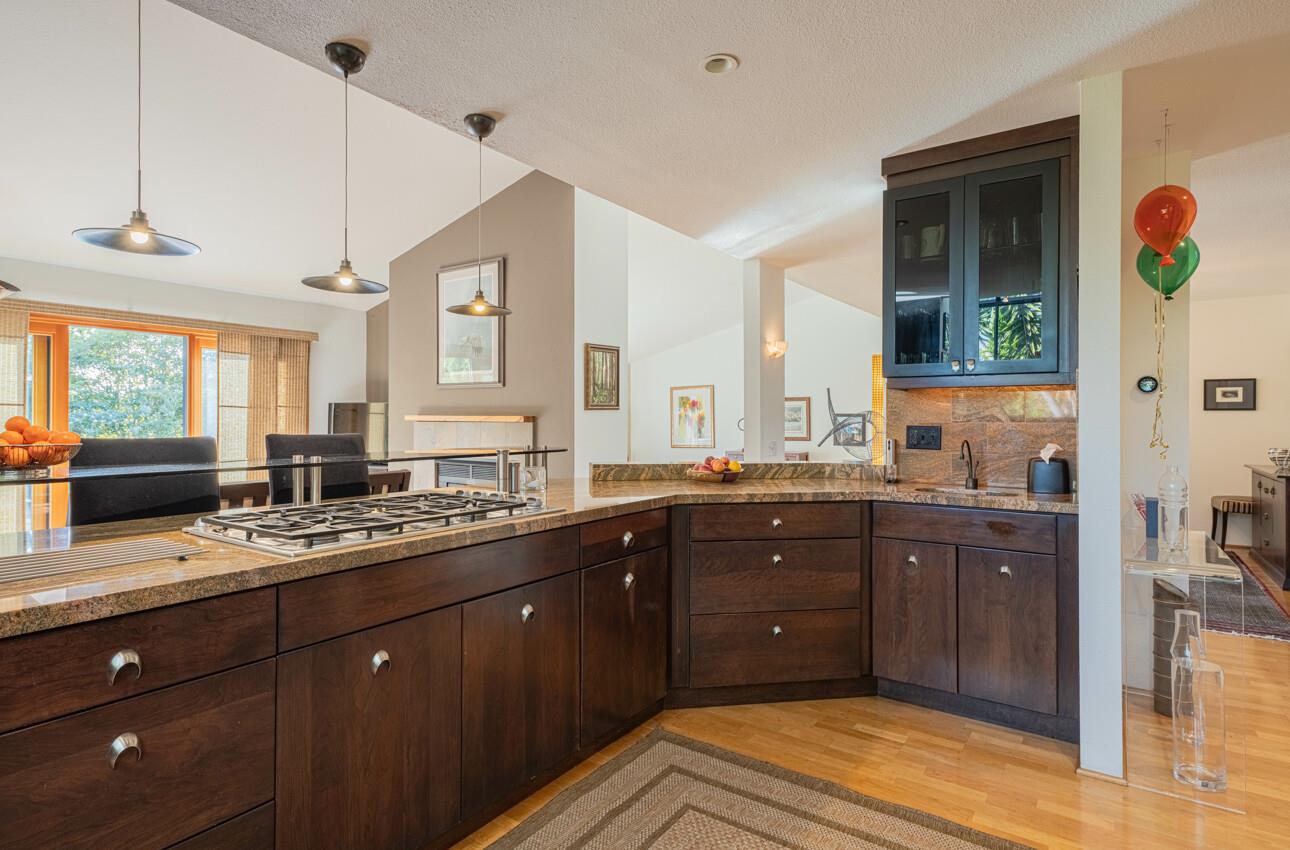 3472 Lazarro Drive Carmel, CA 93923 - Photo 7 of 35 a spacious bathroom with a granite countertop sink and a mirror
