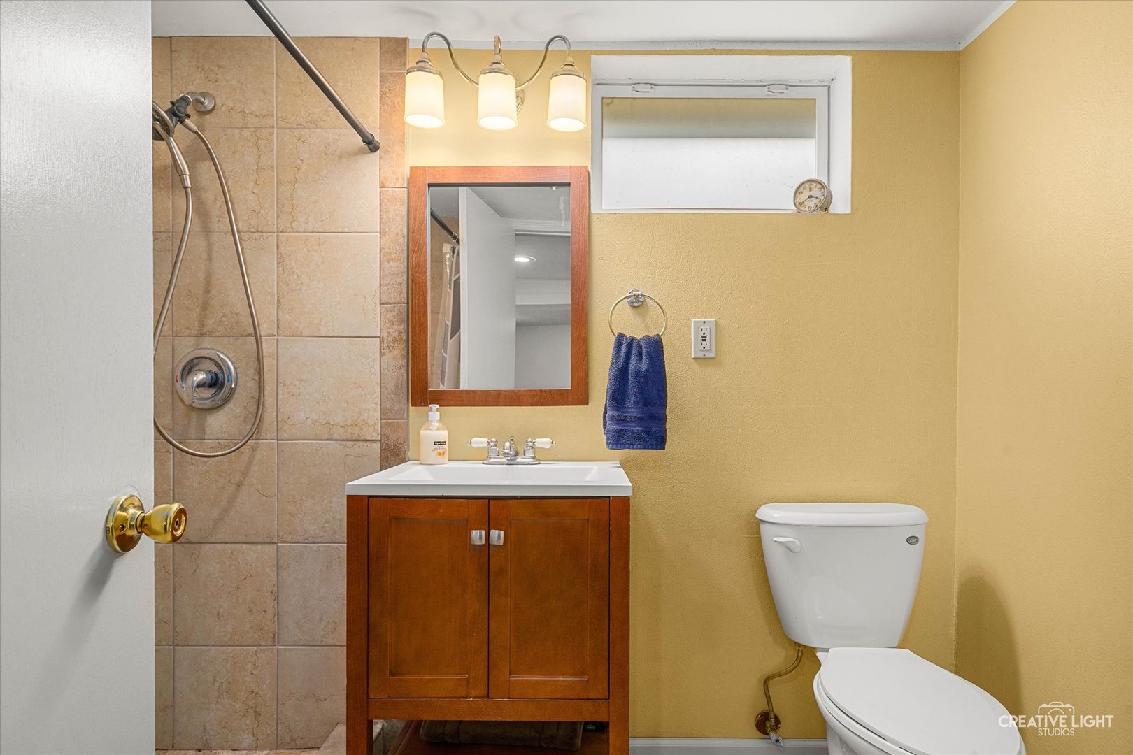 457 West Spring Street South Elgin, IL 60177 - Photo 16 of 21 a bathroom with a toilet a sink and mirror
