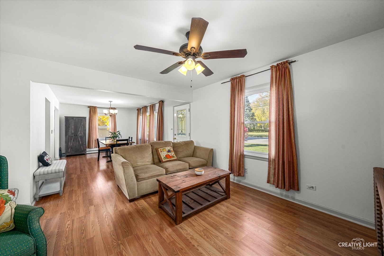 457 West Spring Street South Elgin, IL 60177 - Photo 8 of 21 a living room with furniture and a wooden floor