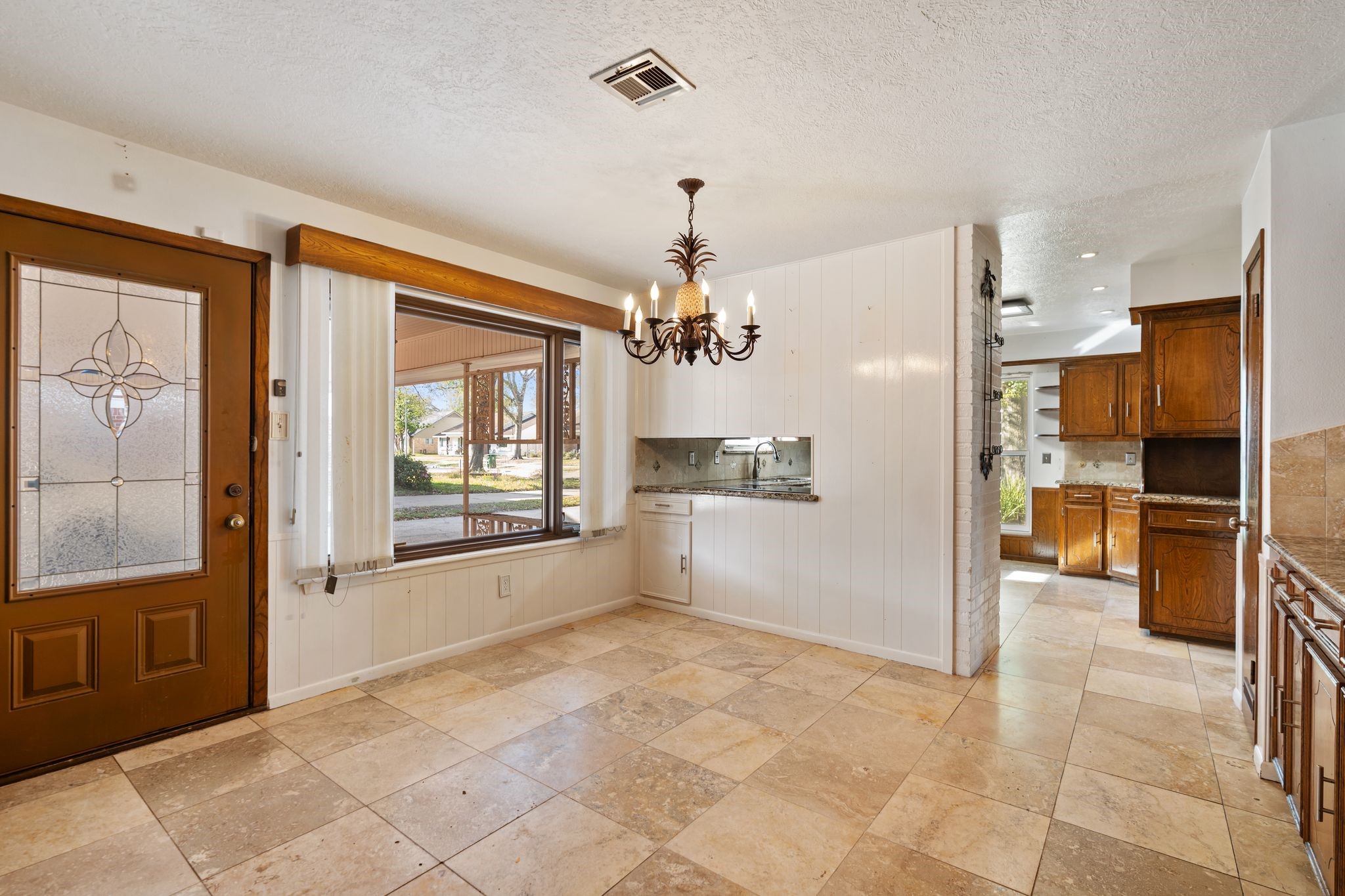 1043 Martin Street Houston, TX 77018 - Photo 19 of 45 a view of a kitchen with a sink and a kitchen view