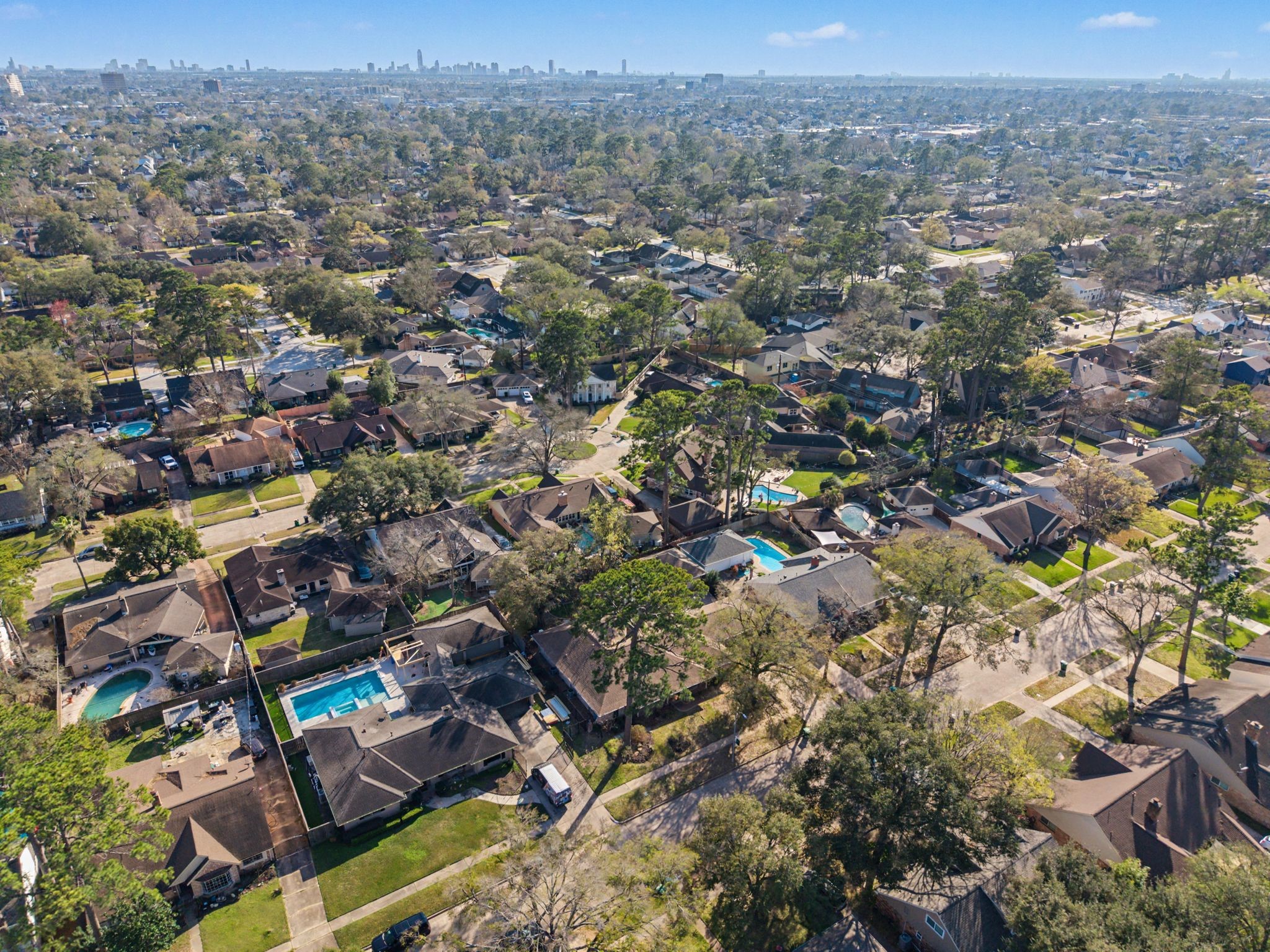1043 Martin Street Houston, TX 77018 - Photo 44 of 45 an aerial view of multiple house