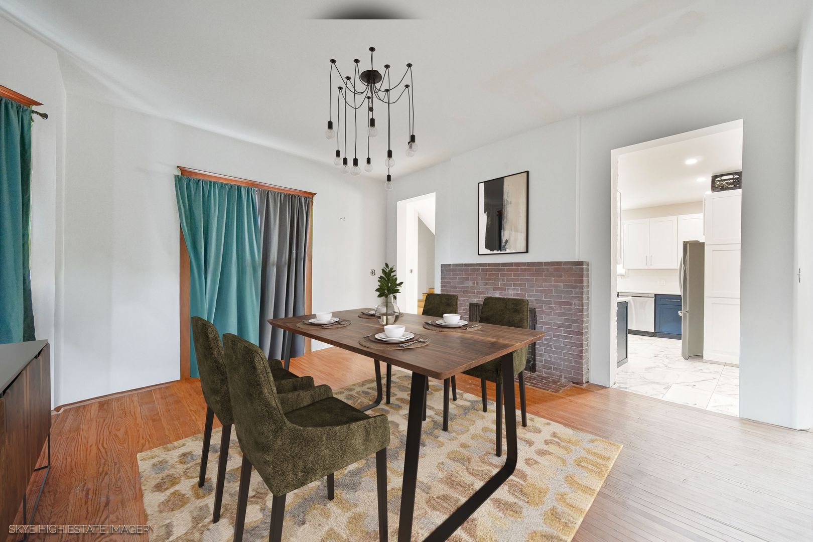 2163 Chestnut Road Homewood, IL 60430 - Photo 7 of 31 a view of a dining room with furniture and wooden floor