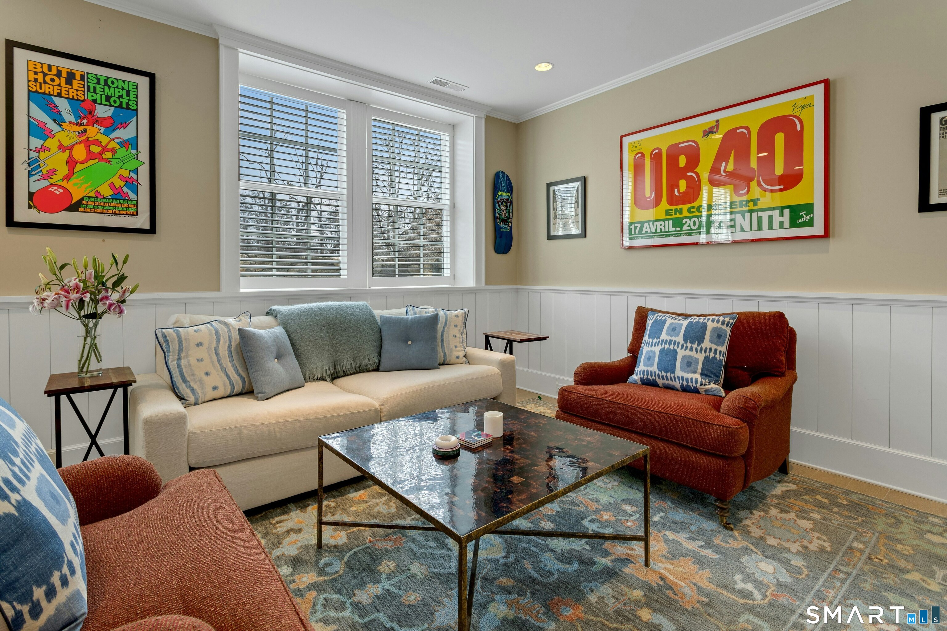 45 Jelliff Mill Road, Unit 45 New Canaan, CT 06840 - Photo 30 of 36 a living room with furniture and a large window