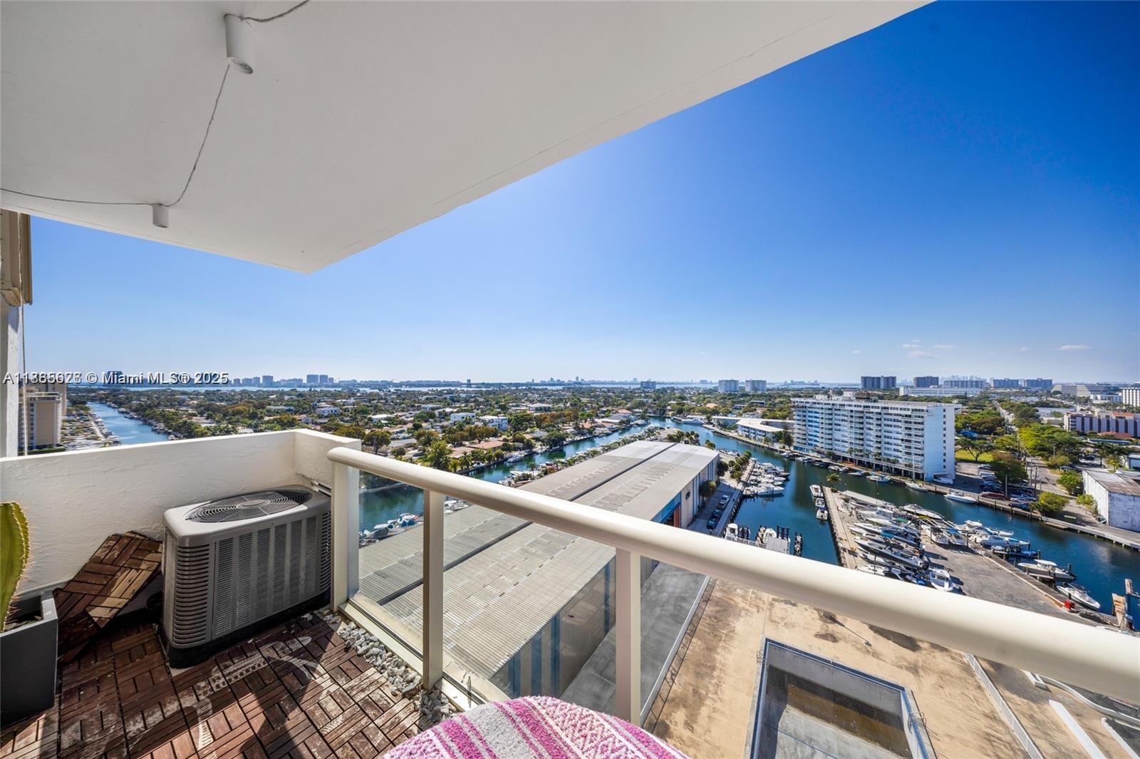 13499 Biscayne Boulevard, Unit 1603 North Miami, FL 33181 - Photo 4 of 4 a view of a balcony with city view