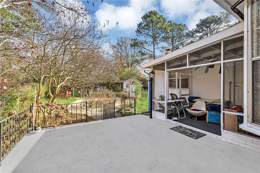 349 Virginia Place Southeast Marietta, GA 30067 - Photo 31 of 37 a view of backyard with patio