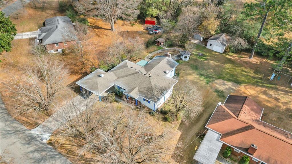 349 Virginia Place Southeast Marietta, GA 30067 - Photo 36 of 37 an aerial view of residential house with outdoor space