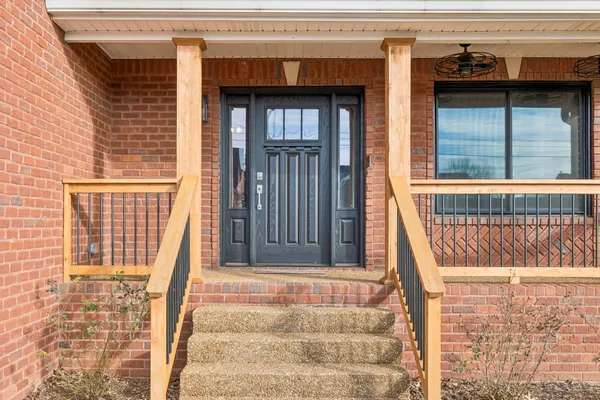 a view of front door