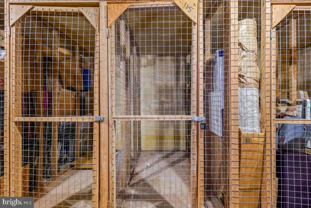 a view of a lake with a city