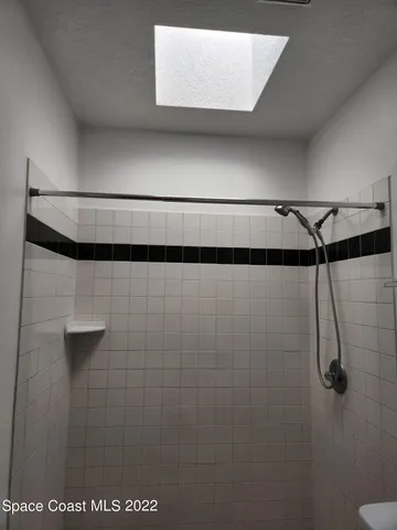 a close view of shower tap