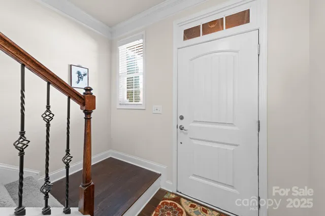 a view of front door