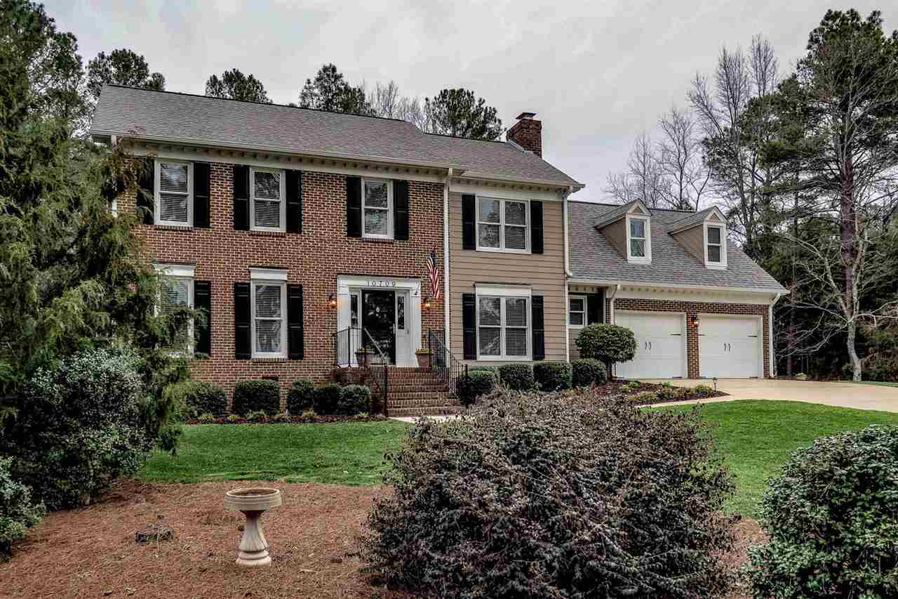 10709 Old Brook Court Raleigh, NC 27614 - Photo 1 of 11 Gorgeously landscaped front of home has tremendous curb appeal! Exterior Front