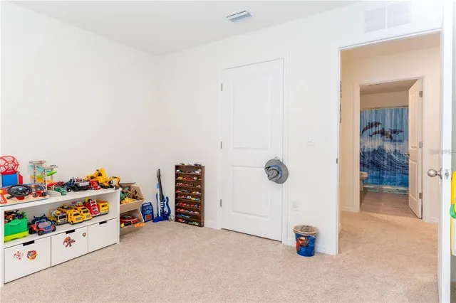 a view of a room with toys