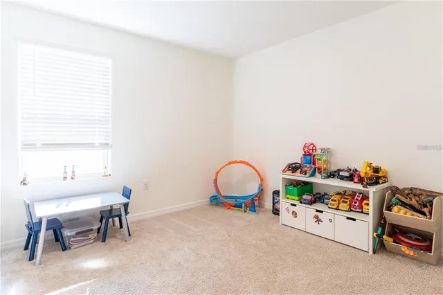 a room with toys and a table