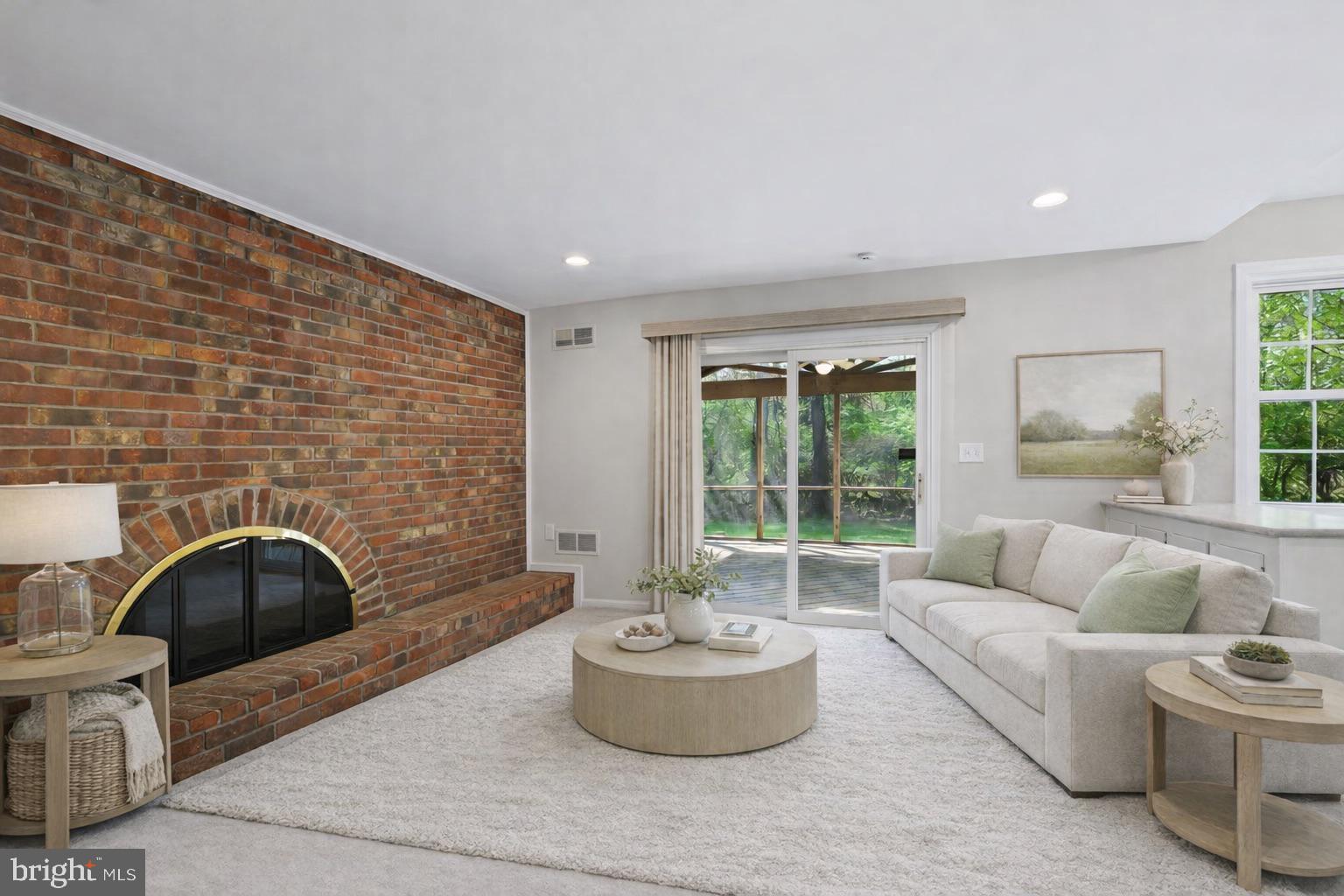 8524 Atwell Road Potomac, MD 20854 - Photo 13 of 38 Family Room - Virtually Staged