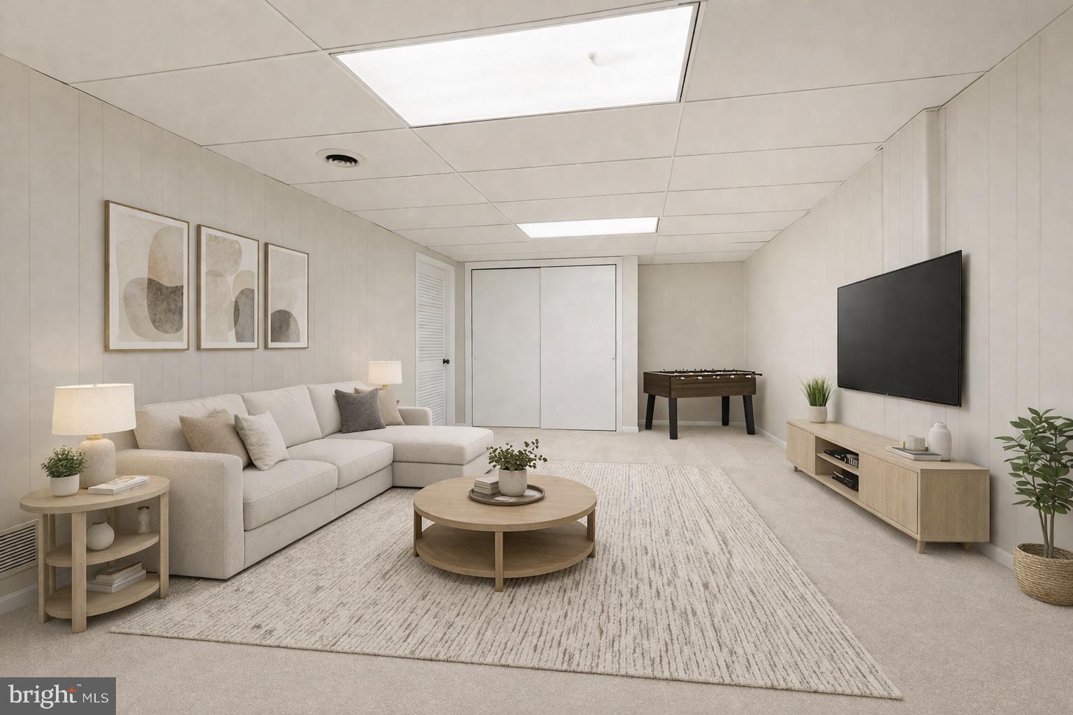 8524 Atwell Road Potomac, MD 20854 - Photo 27 of 38 Recreation Room - Virtually Staged