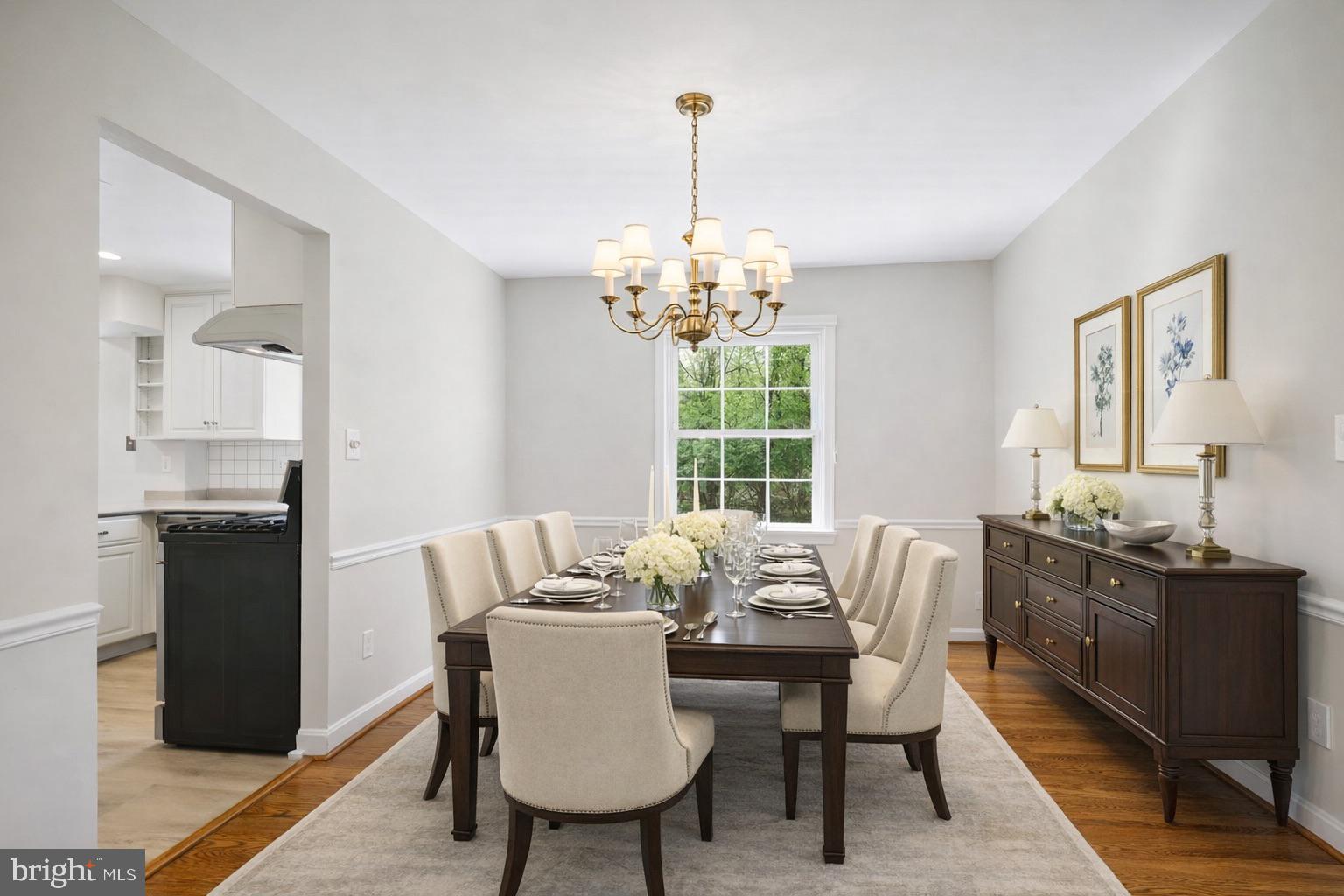 8524 Atwell Road Potomac, MD 20854 - Photo 7 of 38 Dining Room - Virtually Staged