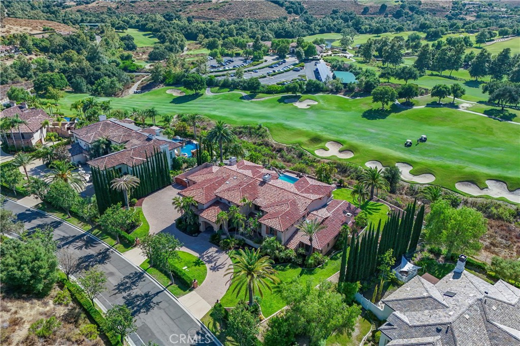 18090 Old Coach Drive Poway, CA 92064 - Photo 74 of 75 an aerial view of residential house with outdoor space and swimming pool