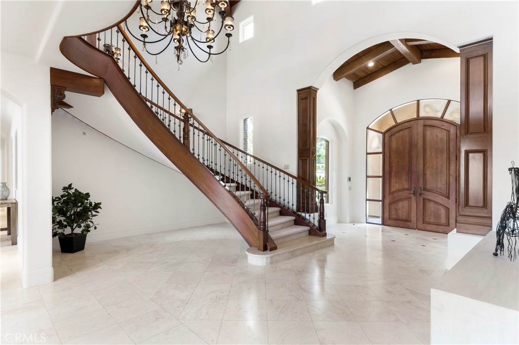 18090 Old Coach Drive Poway, CA 92064 - Photo 10 of 75 a view of entryway and hall with wooden floor