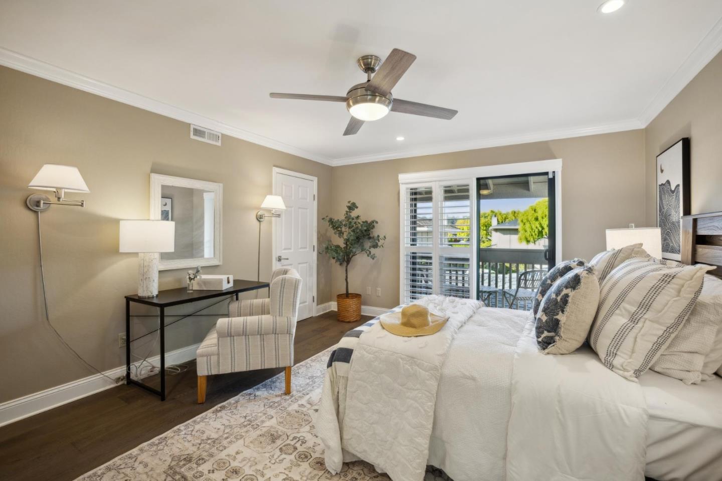 3850 Rio Road, Unit 1 Carmel, CA 93923 - Photo 33 of 46 a bedroom with a bed and window