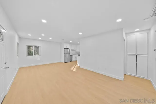 a view of empty room