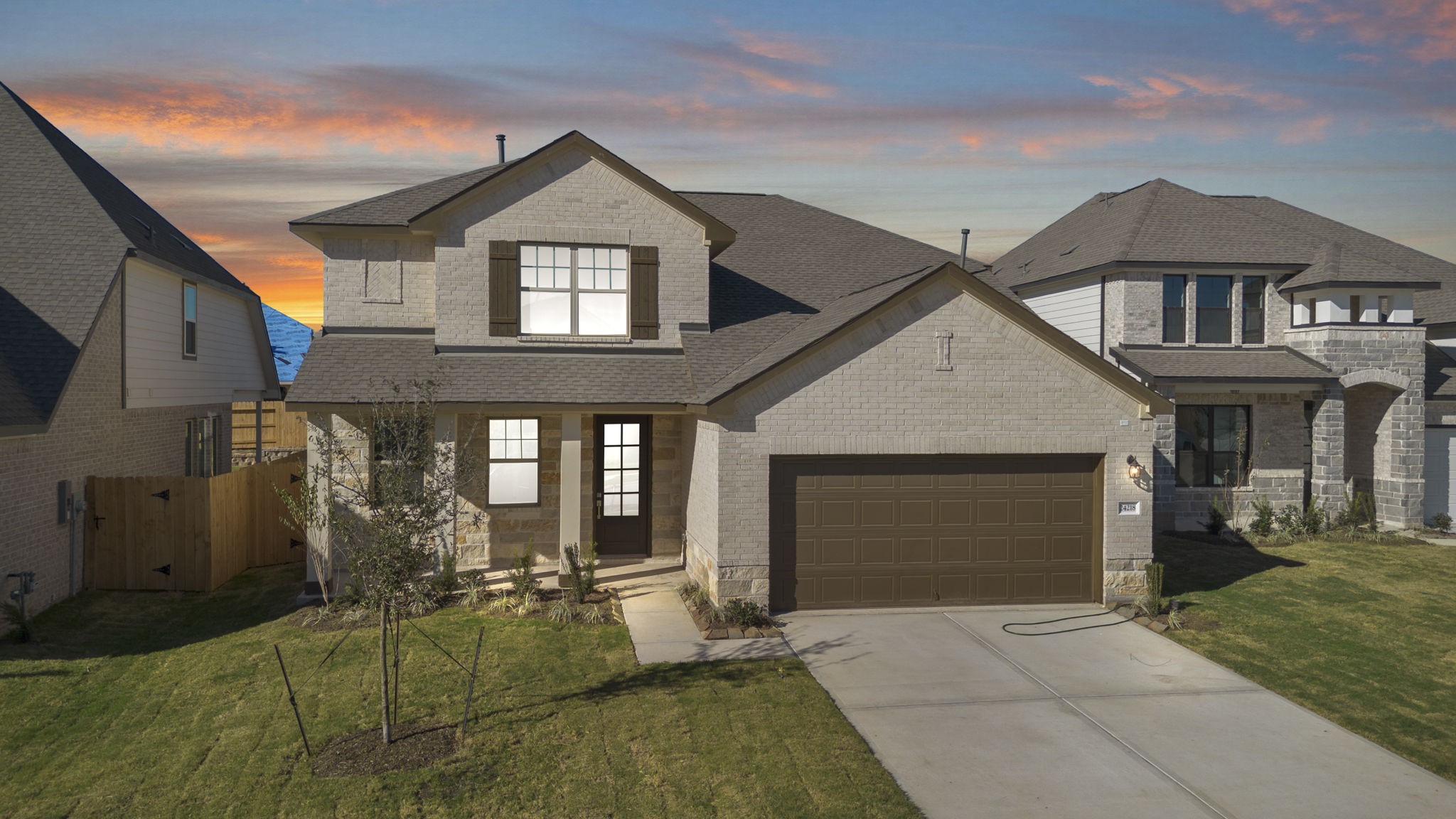 24218 Dewey Trail Magnolia, TX 77355 - Photo 38 of 38 a front view of a house with garden