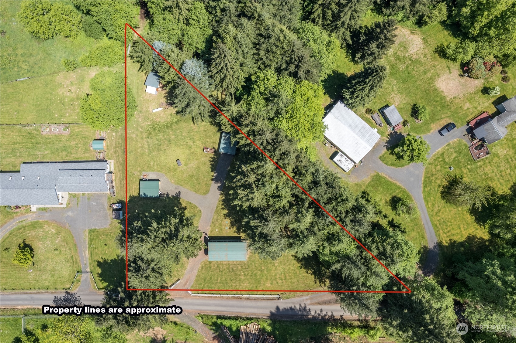 296 Cedar Hills Road Longview, WA 98632 - Photo 6 of 27 an aerial view of multiple house