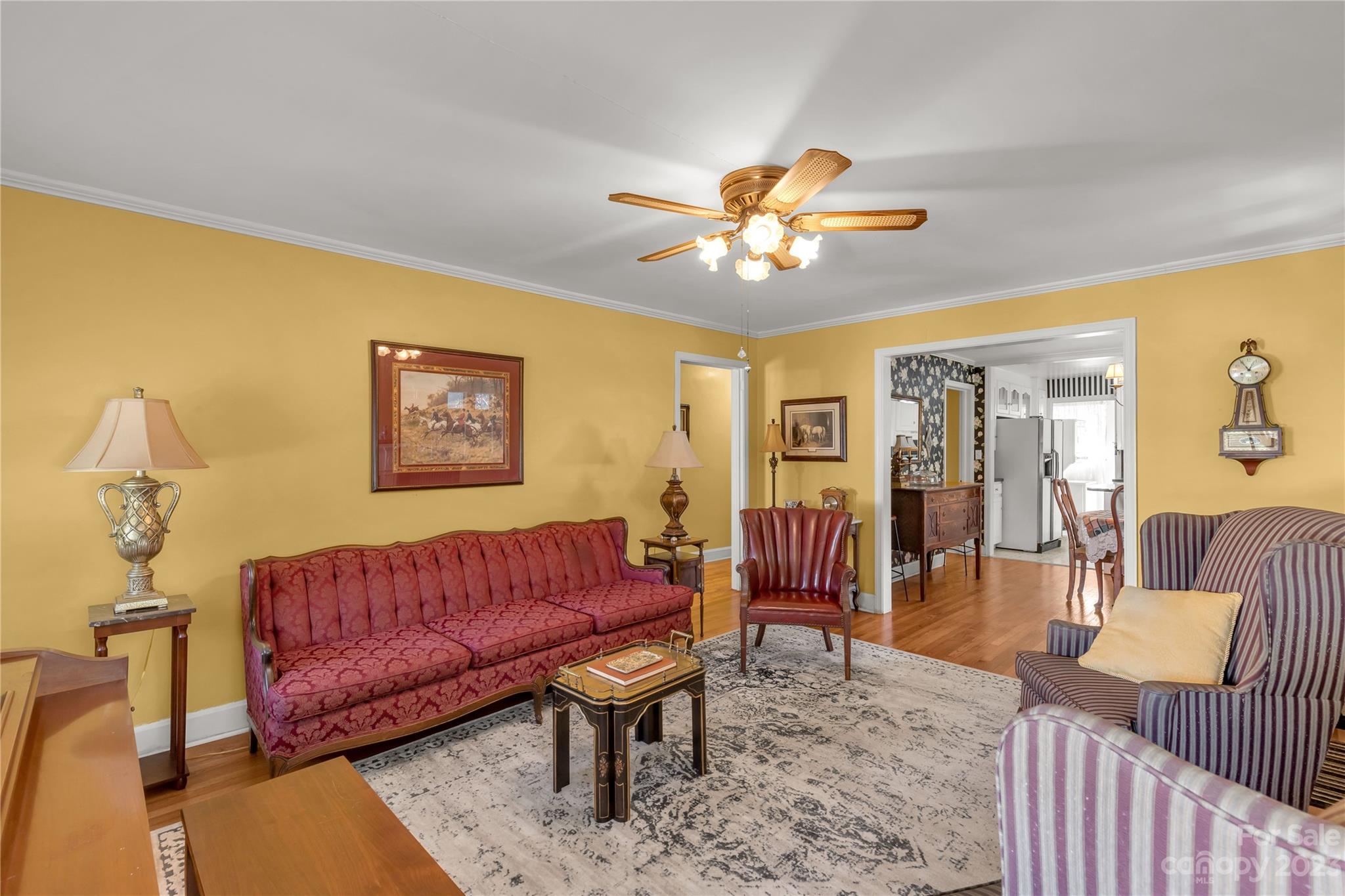 401 Gillsbrook Road Lancaster, SC 29720 - Photo 7 of 27 a living room with furniture a couch and wooden floor