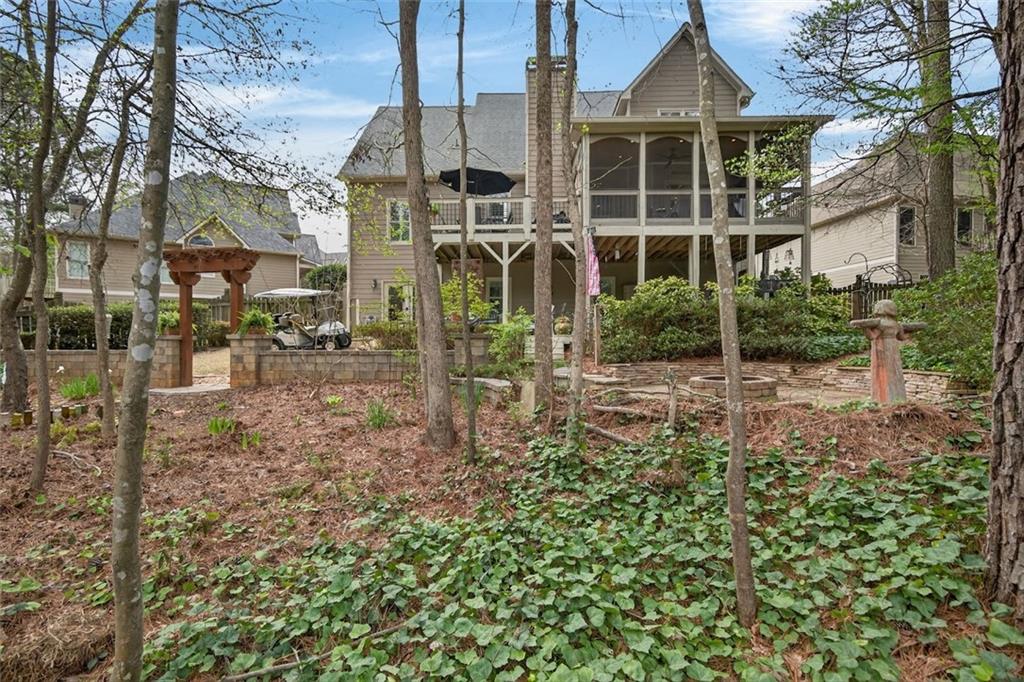 129 Dorchester Way Villa Rica, GA 30180 - Photo 50 of 65 a front view of a house with a yard