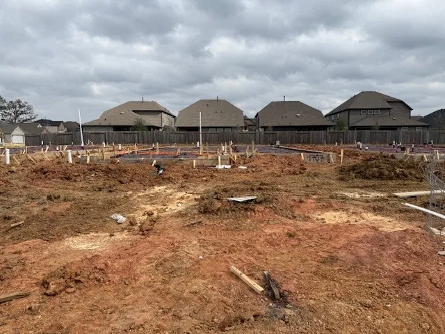 a couple of houses with outdoor space