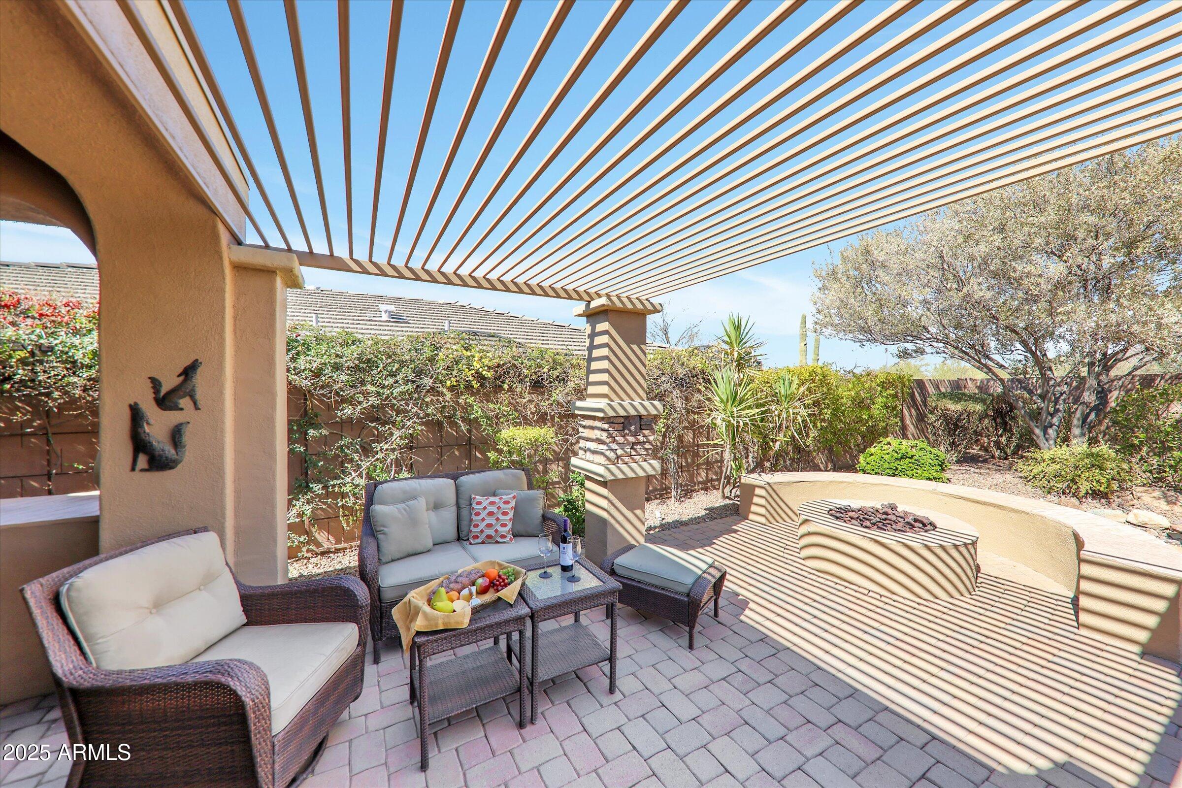 41532 North Clear Crossing Road Anthem, AZ 85086 - Photo 30 of 57 Additional shaded seating area