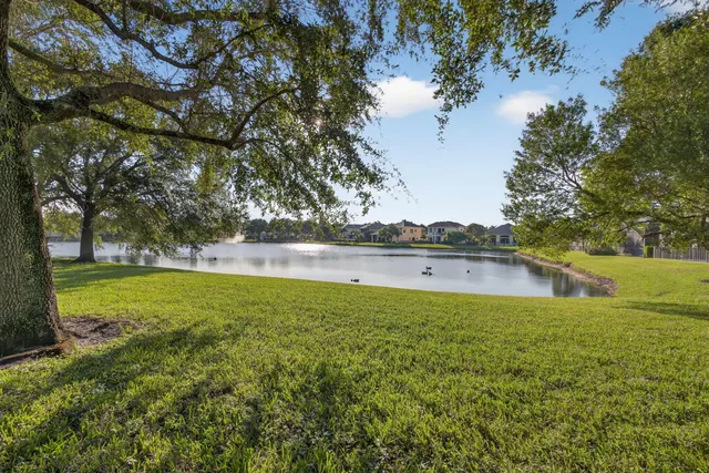 a view of outdoor space with seating