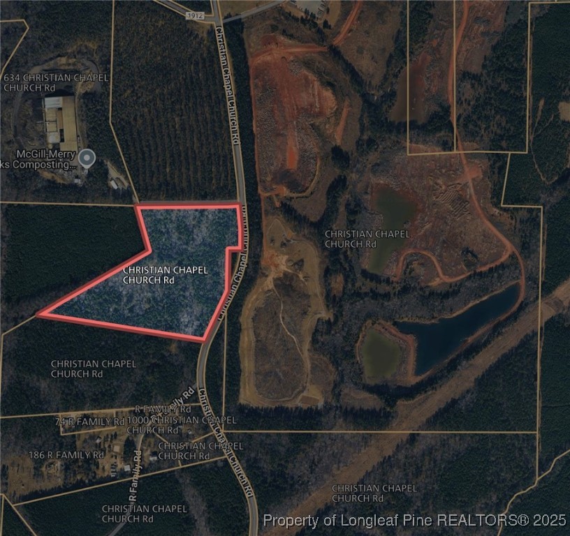 Christian Chapel Church Road New Hill, NC 27562 - Photo 6 of 7 Parcel Map