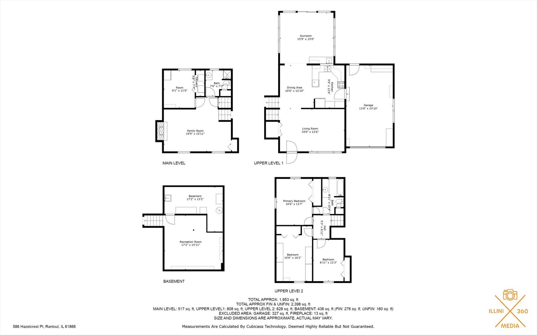 586 Hazelcrest Place Rantoul, IL 61866 - Photo 4 of 47 a picture of a room with a white wall