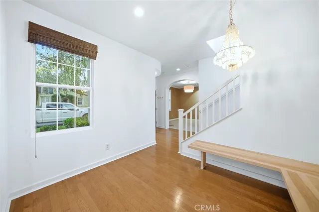 a view of entryway with stairs